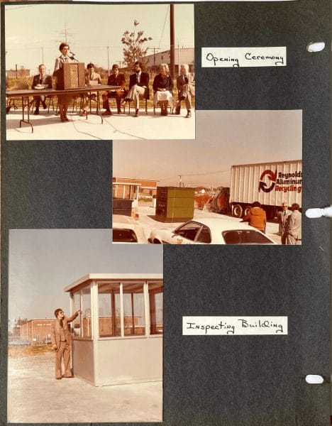 1979 Recycling Center Opening Ceremony pics