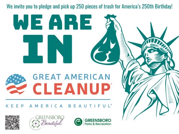 Great American Clean Up Yard Sign