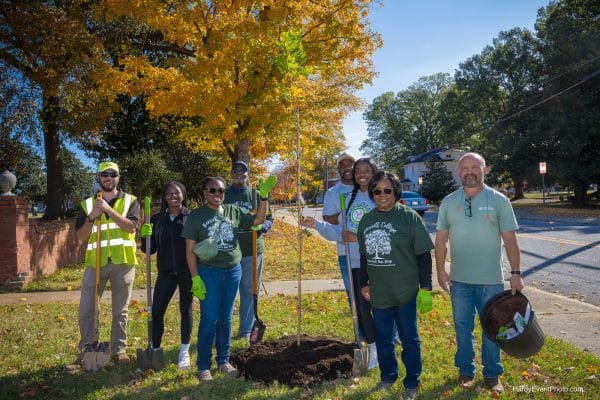 Planting a Sugar Maple GroupHardy 0734 3251